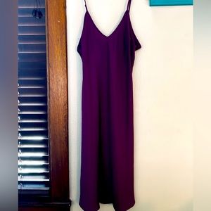 A New Day slip dress •size m• plum color